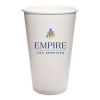 16 oz Custom White Paper Cold Cup (Tall, for beverages)